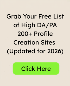 Profile Creation Sites PopUp 2026